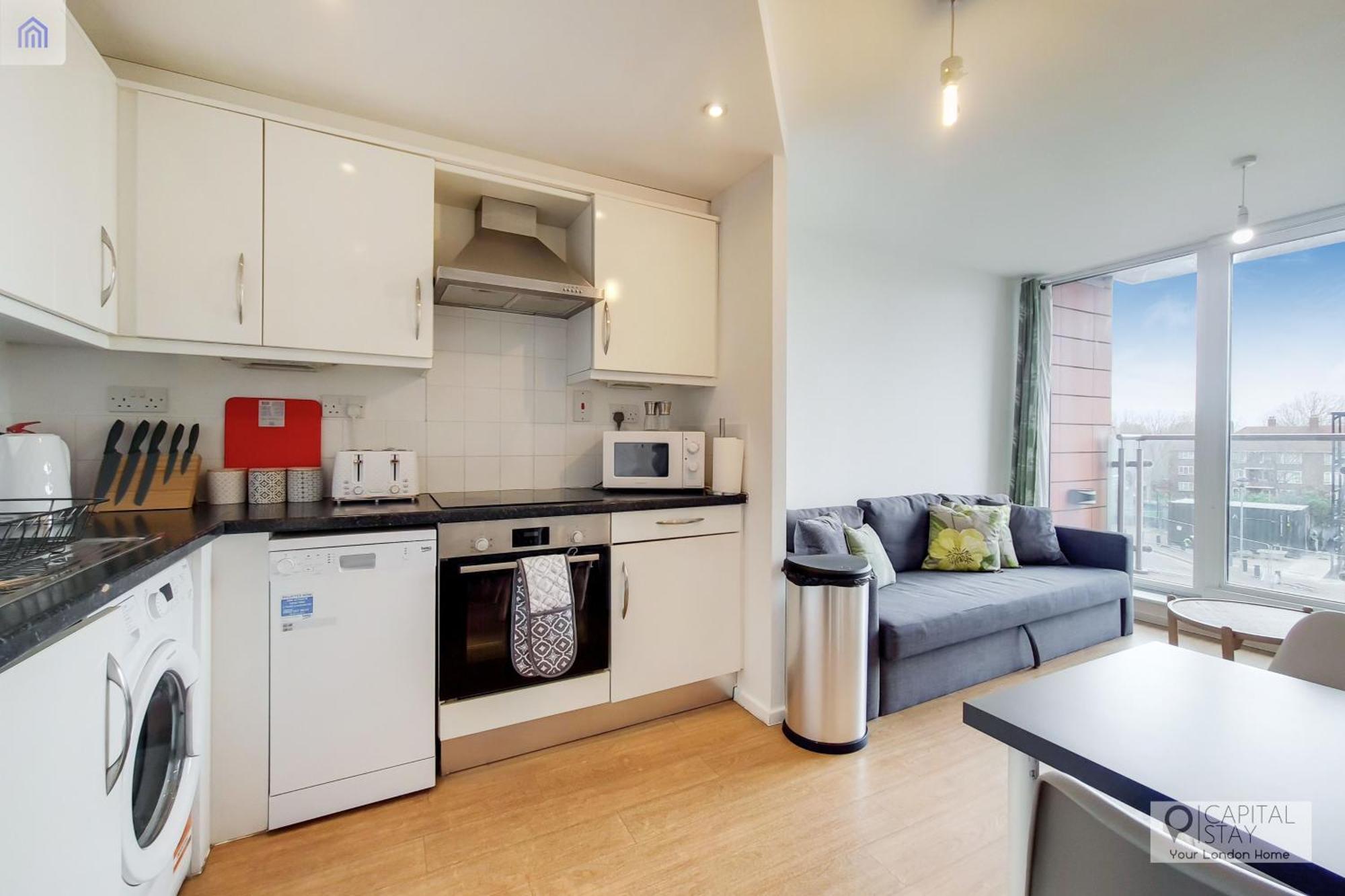 Fully Serviced Two Bed Apartment By Excel & O2 伦敦 外观 照片